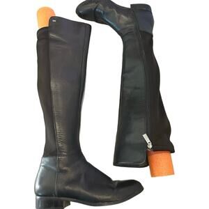 Michael Kors Black Leather Over the Knee Riding Boots Women’s 7M